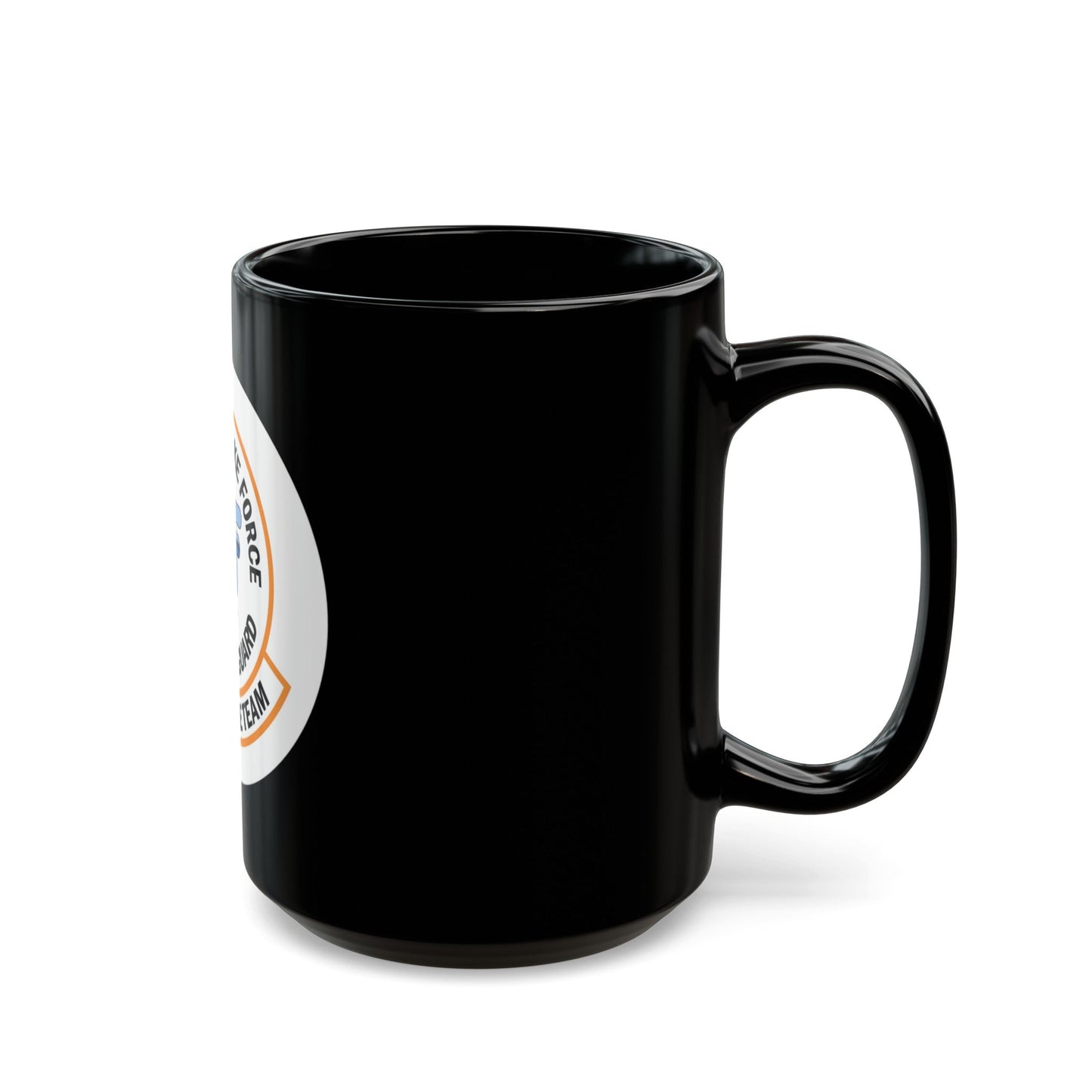 USCG Gulf Strike Team NSF (U.S. Coast Guard) Black Coffee Mug-The Sticker Space