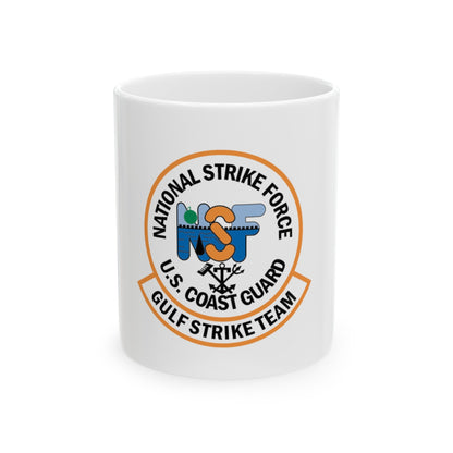 USCG Gulf Strike Team NSF (U.S. Coast Guard) White Coffee Mug-11oz-The Sticker Space