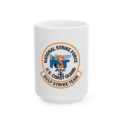 USCG Gulf Strike Team NSF (U.S. Coast Guard) White Coffee Mug-15oz-The Sticker Space