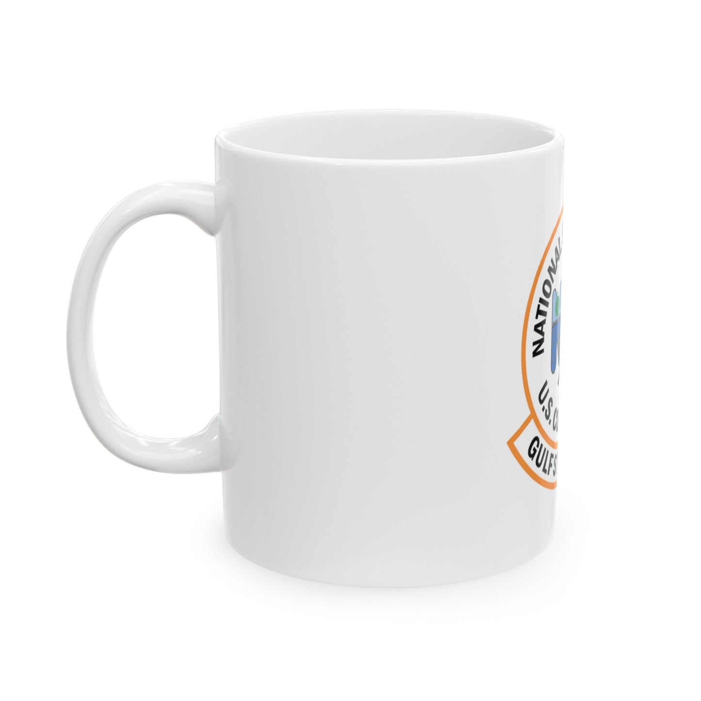 USCG Gulf Strike Team NSF (U.S. Coast Guard) White Coffee Mug-The Sticker Space