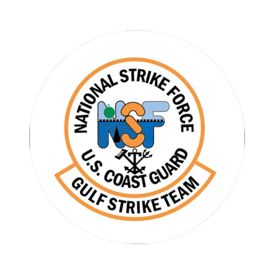 USCG Gulf Strike Team NSF (U.S. Coast Guard) STICKER Vinyl Kiss-Cut Decal 2 Inch White - The Sticker Space