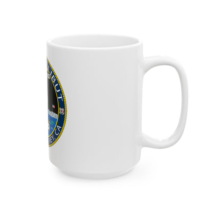 USCG Halibut Marina Del Ray CA (U.S. Coast Guard) White Coffee Mug-The Sticker Space