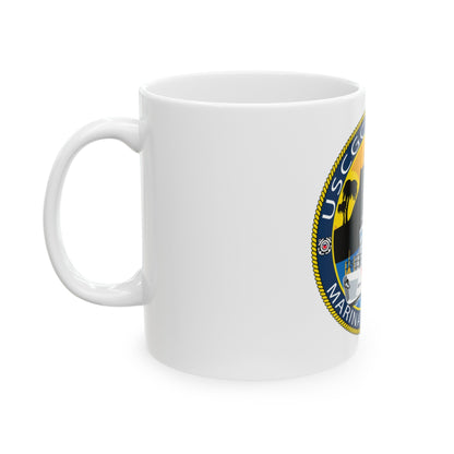 USCG Halibut Marina Del Ray CA (U.S. Coast Guard) White Coffee Mug-The Sticker Space