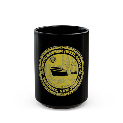 USCG Hawser WYTL 65610 Sim Gold (U.S. Coast Guard) Black Coffee Mug-15oz-The Sticker Space