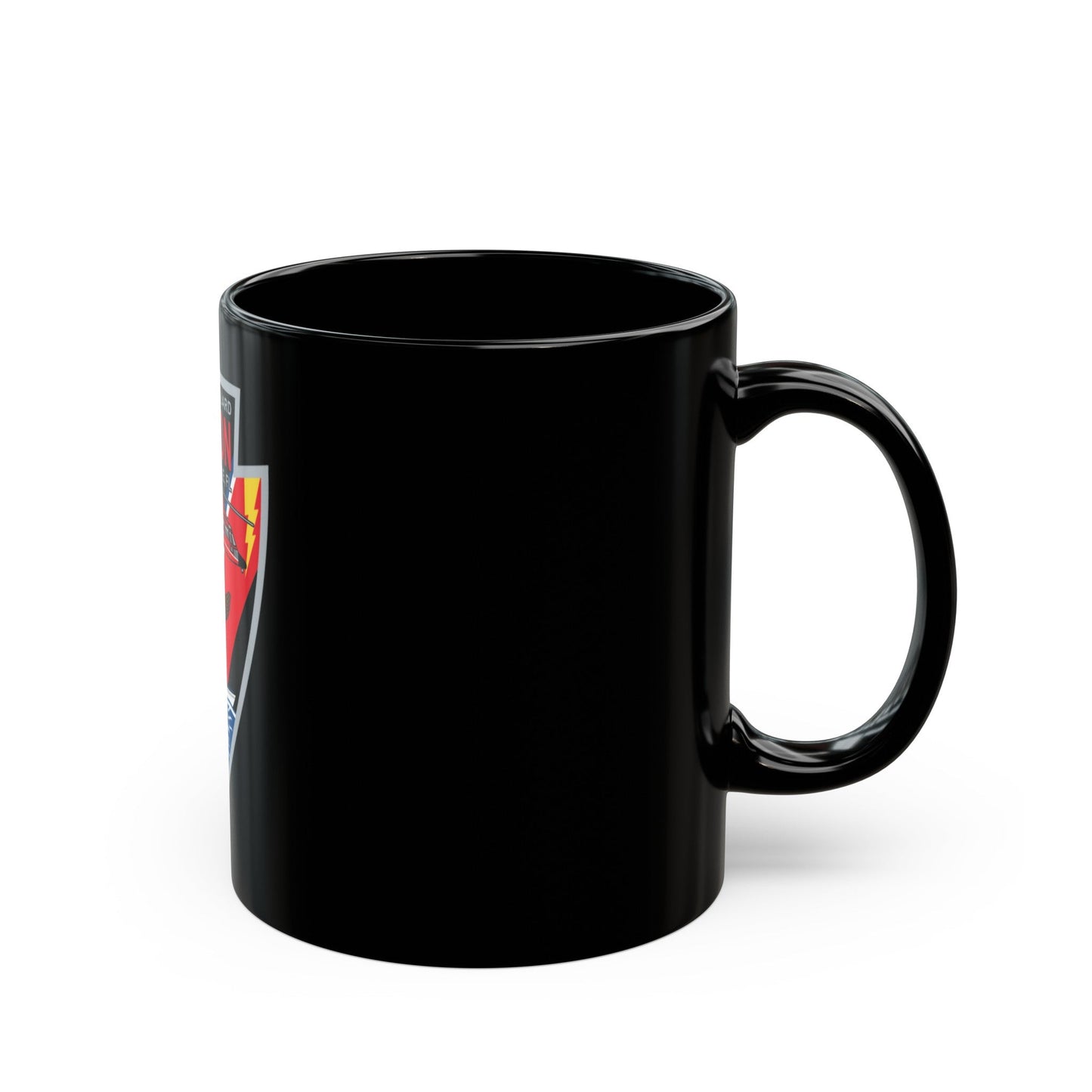 USCG HITRON Jax FL (U.S. Coast Guard) Black Coffee Mug-The Sticker Space