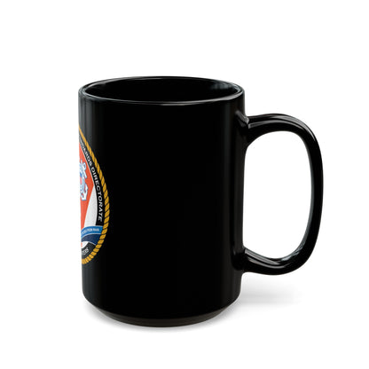 USCG HQ CG ENG 1 Comm Reg Stnd Dlr (U.S. Coast Guard) Black Coffee Mug-The Sticker Space