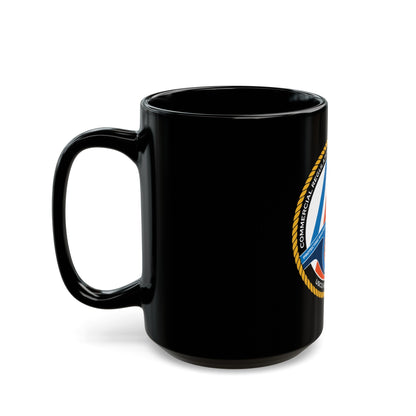 USCG HQ CG ENG 1 Comm Reg Stnd Dlr (U.S. Coast Guard) Black Coffee Mug-The Sticker Space