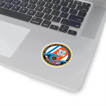 USCG HQ CG ENG 1 Comm Reg Stnd Dlr (U.S. Coast Guard) STICKER Vinyl Kiss-Cut Decal - The Sticker Space