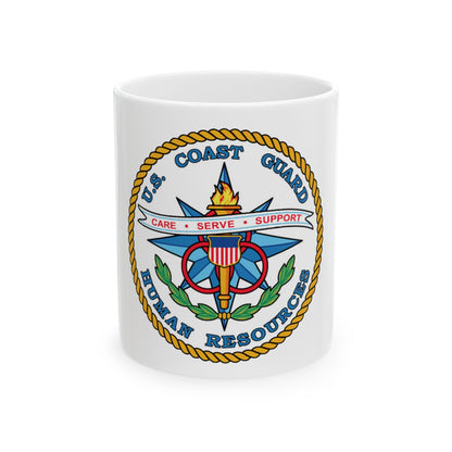 USCG Human Resources (U.S. Coast Guard) White Coffee Mug