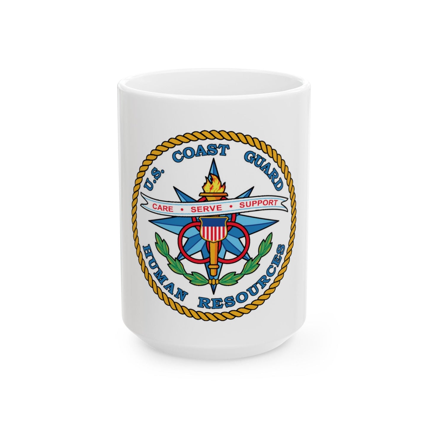 USCG Human Resources (U.S. Coast Guard) White Coffee Mug