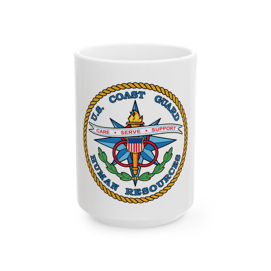 USCG Human Resources (U.S. Coast Guard) White Coffee Mug