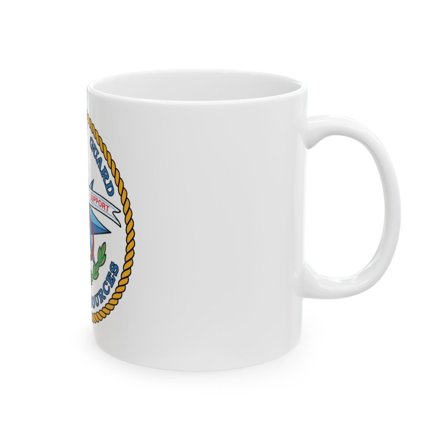 USCG Human Resources (U.S. Coast Guard) White Coffee Mug