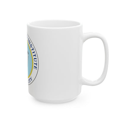 USCG Institute Oklahoma City 2 (U.S. Coast Guard) White Coffee Mug-The Sticker Space