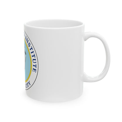 USCG Institute Oklahoma City 2 (U.S. Coast Guard) White Coffee Mug-The Sticker Space