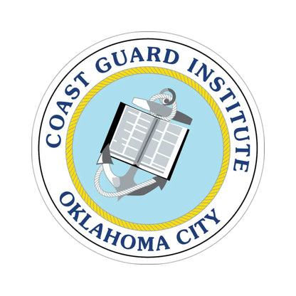 USCG Institute Oklahoma City 2 (U.S. Coast Guard) STICKER Vinyl Die-Cut Decal 3 Inch - The Sticker Space