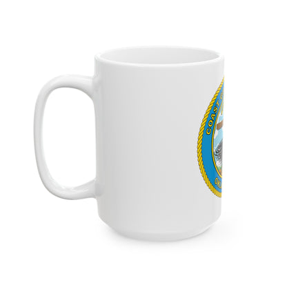 USCG Institute Oklahoma City (U.S. Coast Guard) White Coffee Mug-The Sticker Space