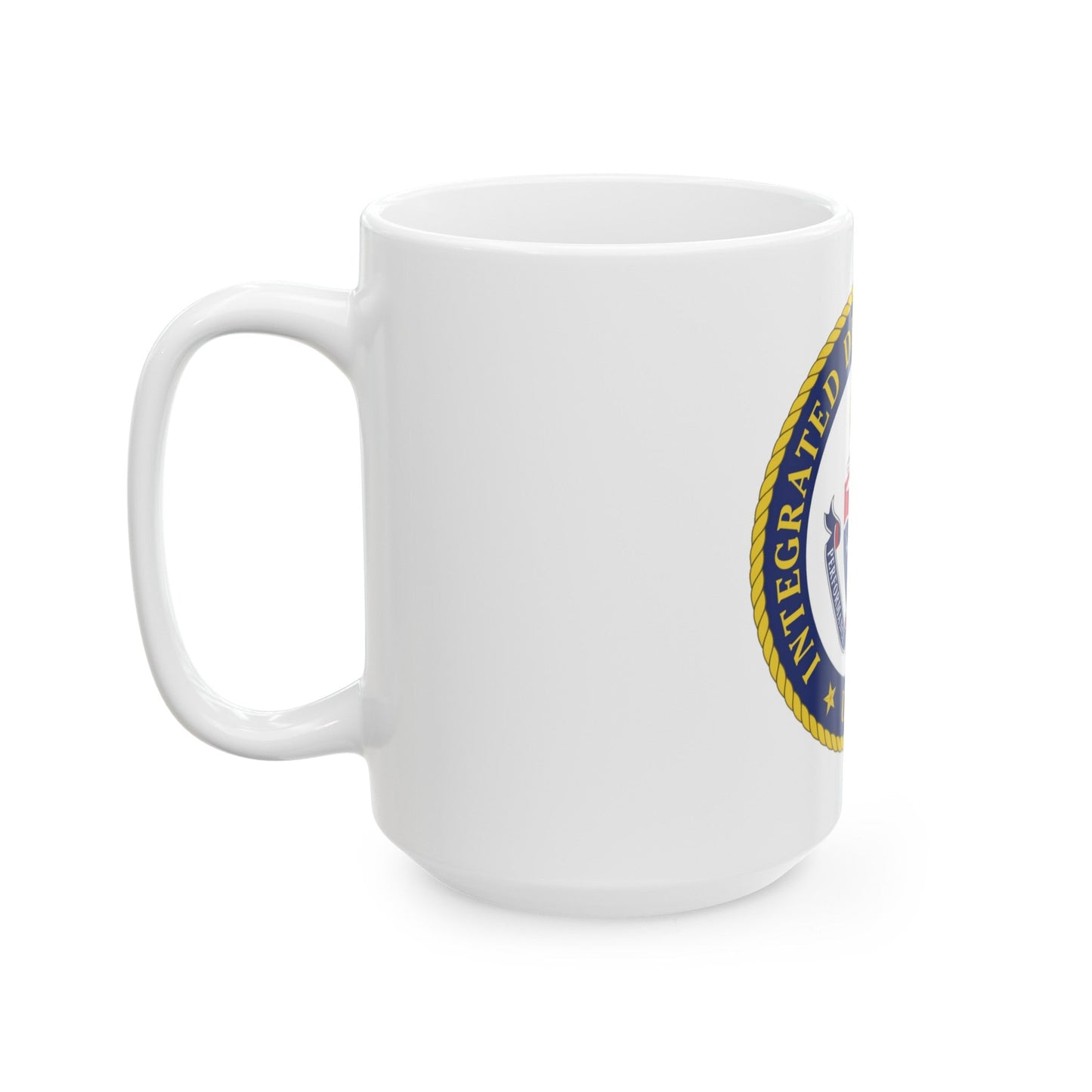 USCG Integrated Deepwater System (U.S. Coast Guard) White Coffee Mug-The Sticker Space