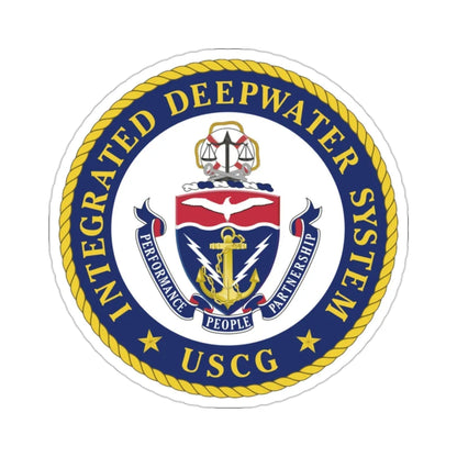 USCG Integrated Deepwater System (U.S. Coast Guard) STICKER Vinyl Die-Cut Decal 2 Inch - The Sticker Space