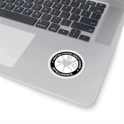 USCG Intelligence 1 color (U.S. Coast Guard) STICKER Vinyl Kiss-Cut Decal - The Sticker Space