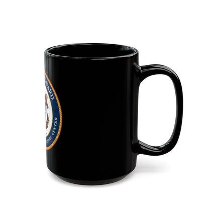 USCG Intelligence Coordination Center (U.S. Coast Guard) Black Coffee Mug-The Sticker Space