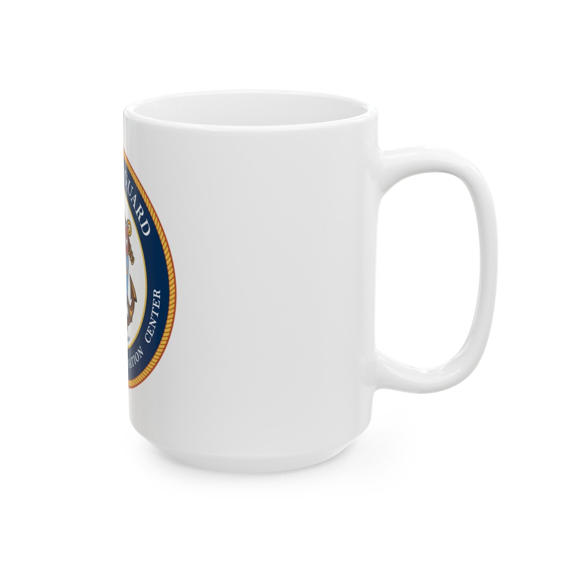 USCG Intelligence Coordination Center (U.S. Coast Guard) White Coffee Mug-The Sticker Space