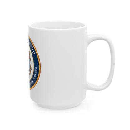 USCG Intelligence Coordination Center (U.S. Coast Guard) White Coffee Mug-The Sticker Space