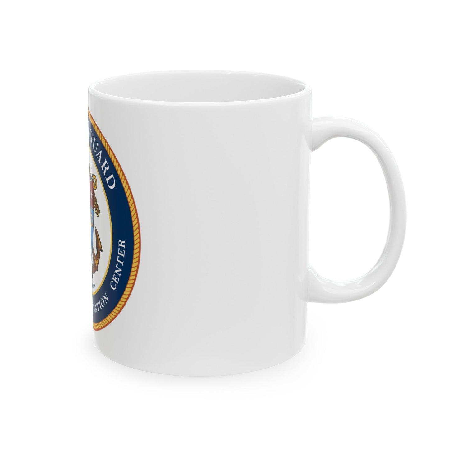 USCG Intelligence Coordination Center (U.S. Coast Guard) White Coffee Mug-The Sticker Space