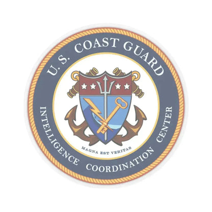 USCG Intelligence Coordination Center (U.S. Coast Guard) STICKER Vinyl Kiss-Cut Decal - The Sticker Space