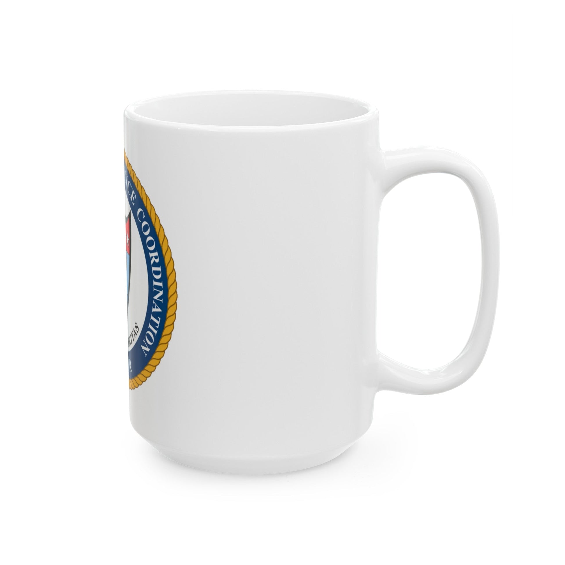 USCG Intelligence Coordination Ctr (U.S. Coast Guard) White Coffee Mug-The Sticker Space