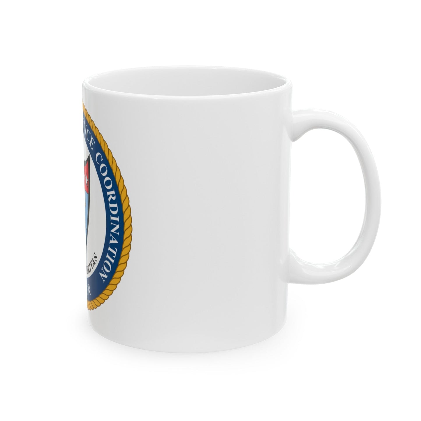 USCG Intelligence Coordination Ctr (U.S. Coast Guard) White Coffee Mug-The Sticker Space