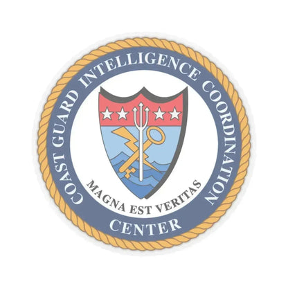 USCG Intelligence Coordination Ctr (U.S. Coast Guard) STICKER Vinyl Kiss-Cut Decal - The Sticker Space