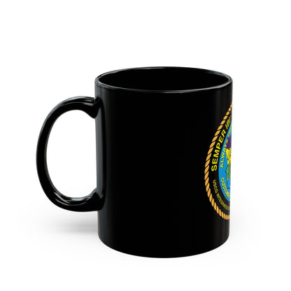 USCG ISC New Orleans (U.S. Coast Guard) Black Coffee Mug-The Sticker Space