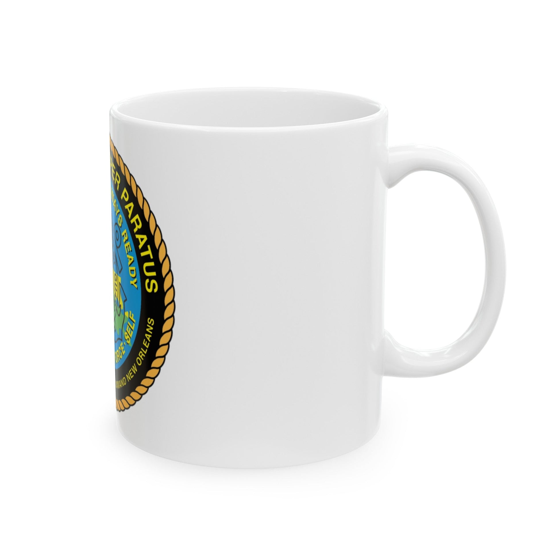 USCG ISC New Orleans (U.S. Coast Guard) White Coffee Mug-The Sticker Space