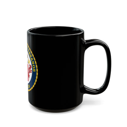 USCG Joseph Tezanos WPC 1118 (U.S. Coast Guard) Black Coffee Mug-The Sticker Space