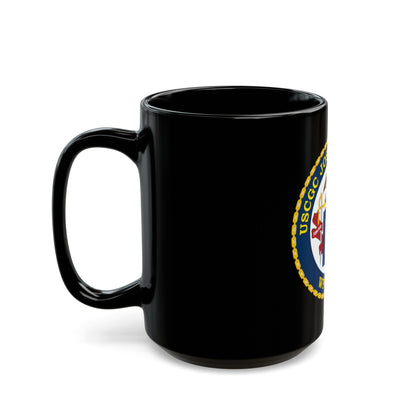 USCG Joseph Tezanos WPC 1118 (U.S. Coast Guard) Black Coffee Mug-The Sticker Space