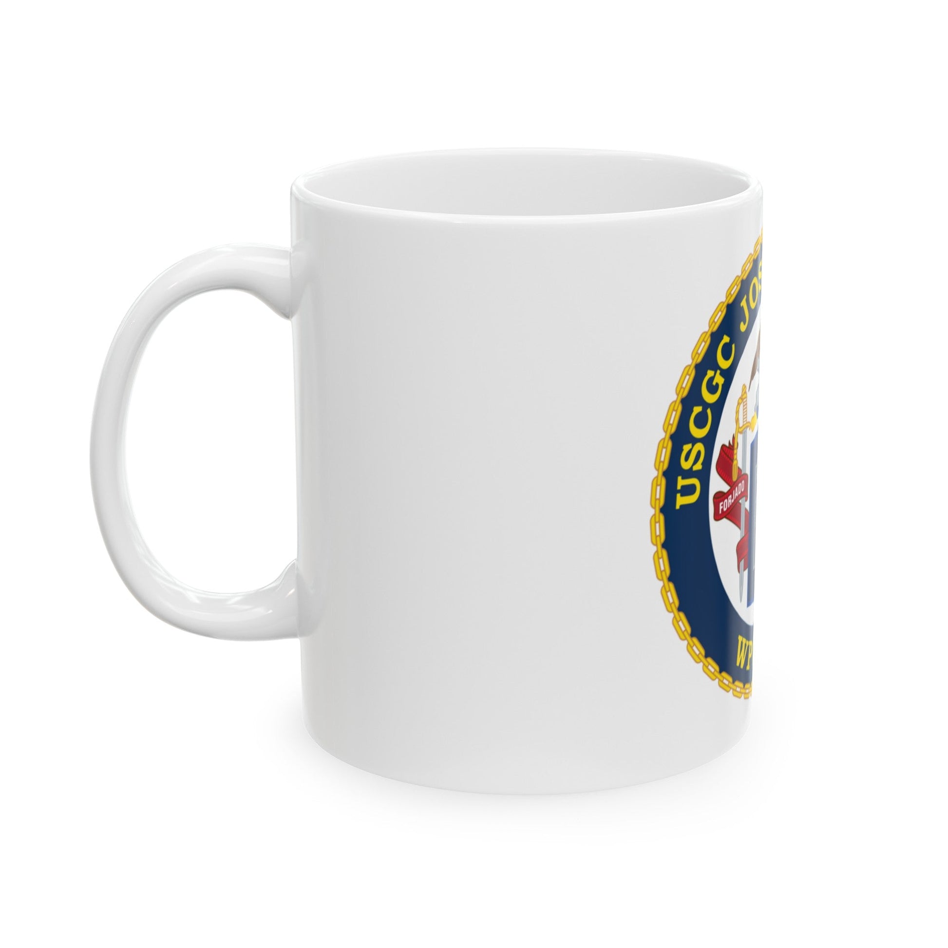 USCG Joseph Tezanos WPC 1118 (U.S. Coast Guard) White Coffee Mug-The Sticker Space