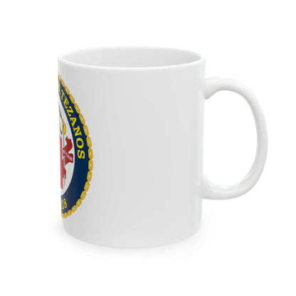 USCG Joseph Tezanos WPC 1118 (U.S. Coast Guard) White Coffee Mug-The Sticker Space