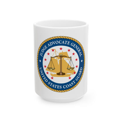 USCG Judge Advocate General (U.S. Coast Guard) White Coffee Mug-15oz-The Sticker Space