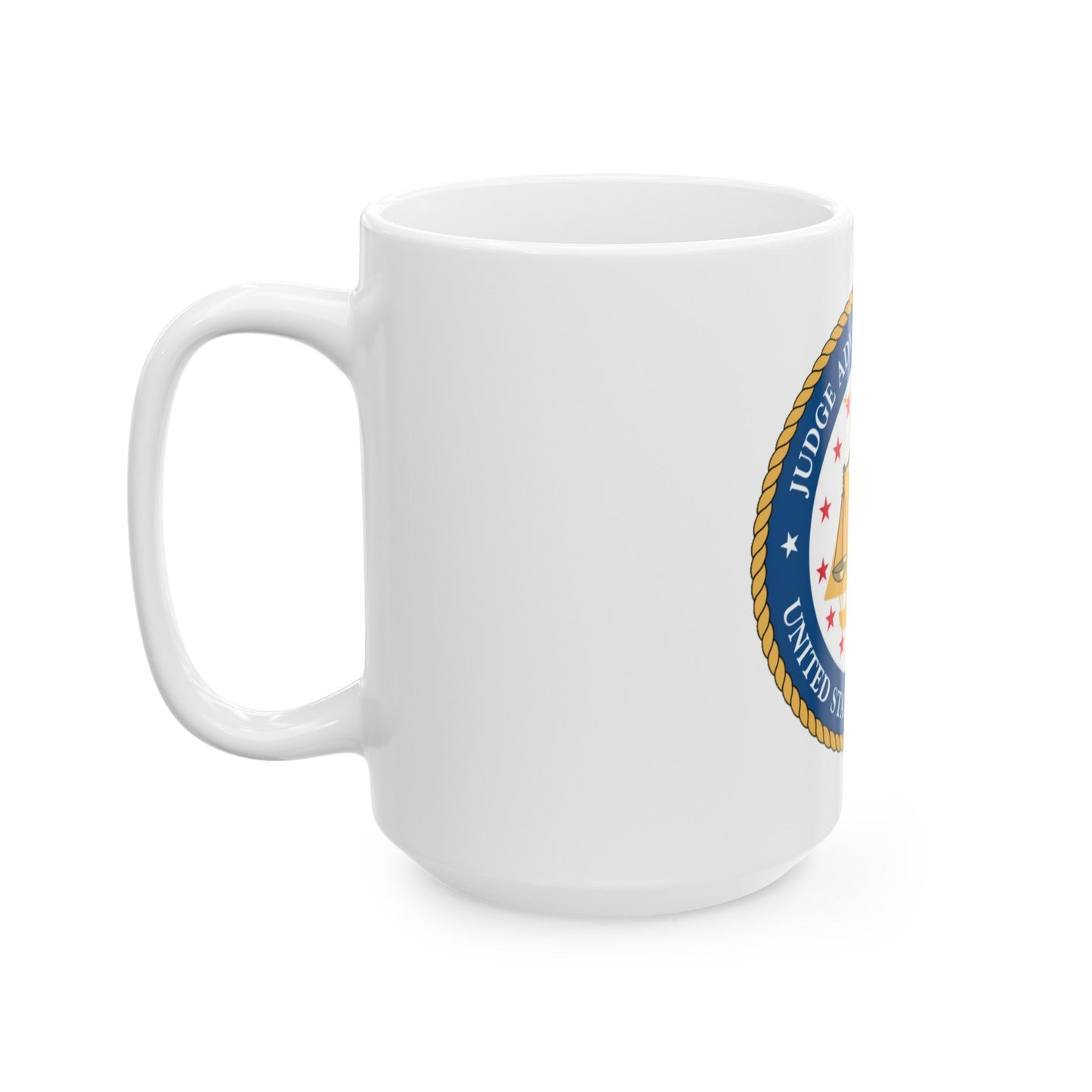 USCG Judge Advocate General (U.S. Coast Guard) White Coffee Mug-The Sticker Space