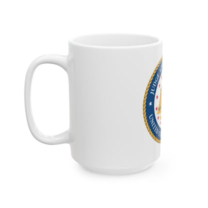 USCG Judge Advocate General (U.S. Coast Guard) White Coffee Mug-The Sticker Space