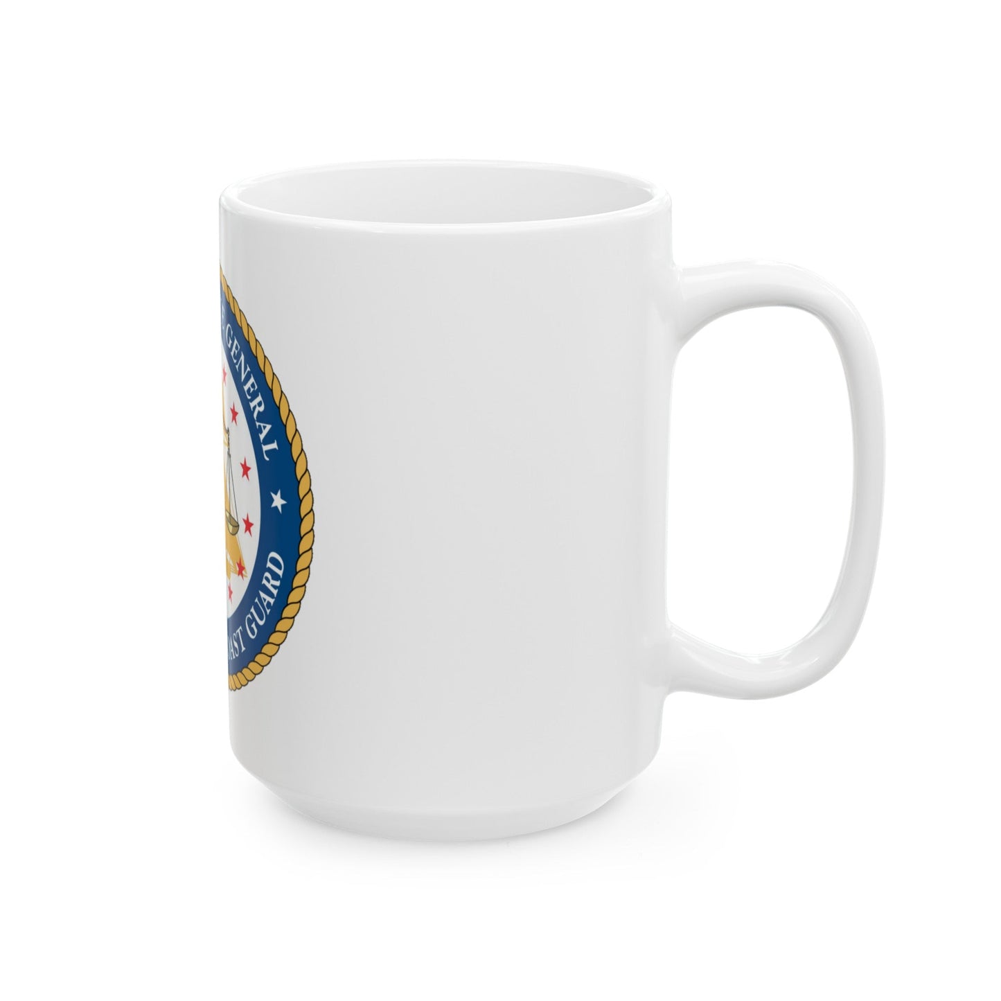 USCG Judge Advocate General (U.S. Coast Guard) White Coffee Mug-The Sticker Space