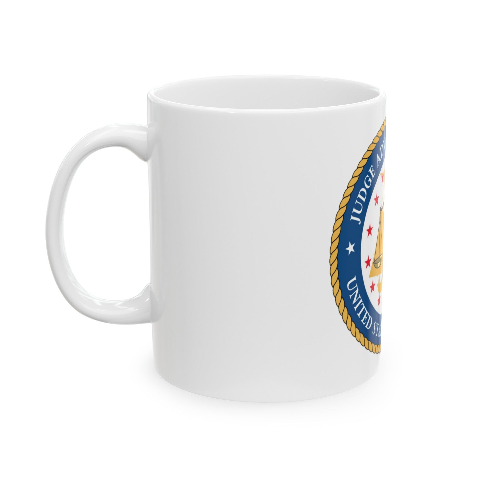 USCG Judge Advocate General (U.S. Coast Guard) White Coffee Mug-The Sticker Space