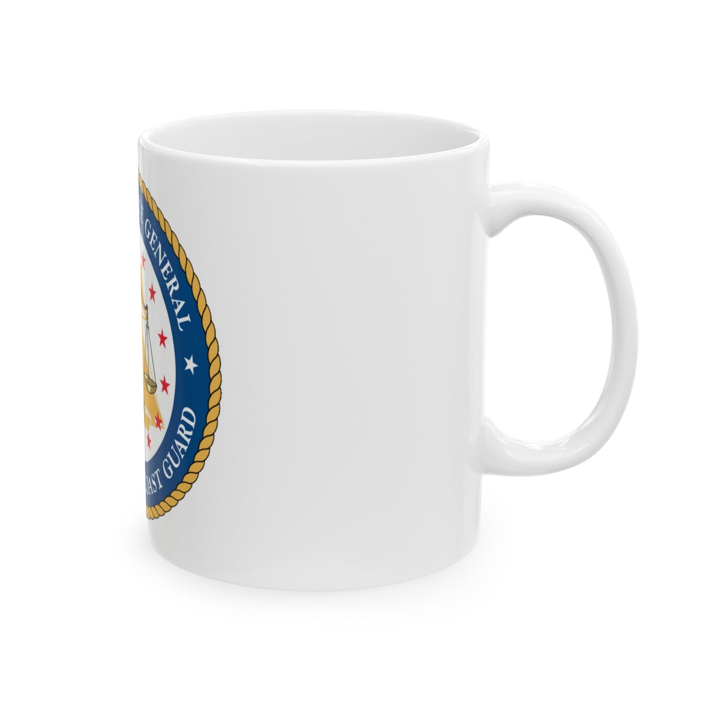 USCG Judge Advocate General (U.S. Coast Guard) White Coffee Mug-The Sticker Space