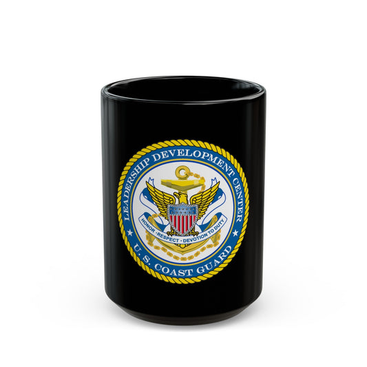 USCG LDC (U.S. Coast Guard) Black Coffee Mug-15oz-The Sticker Space