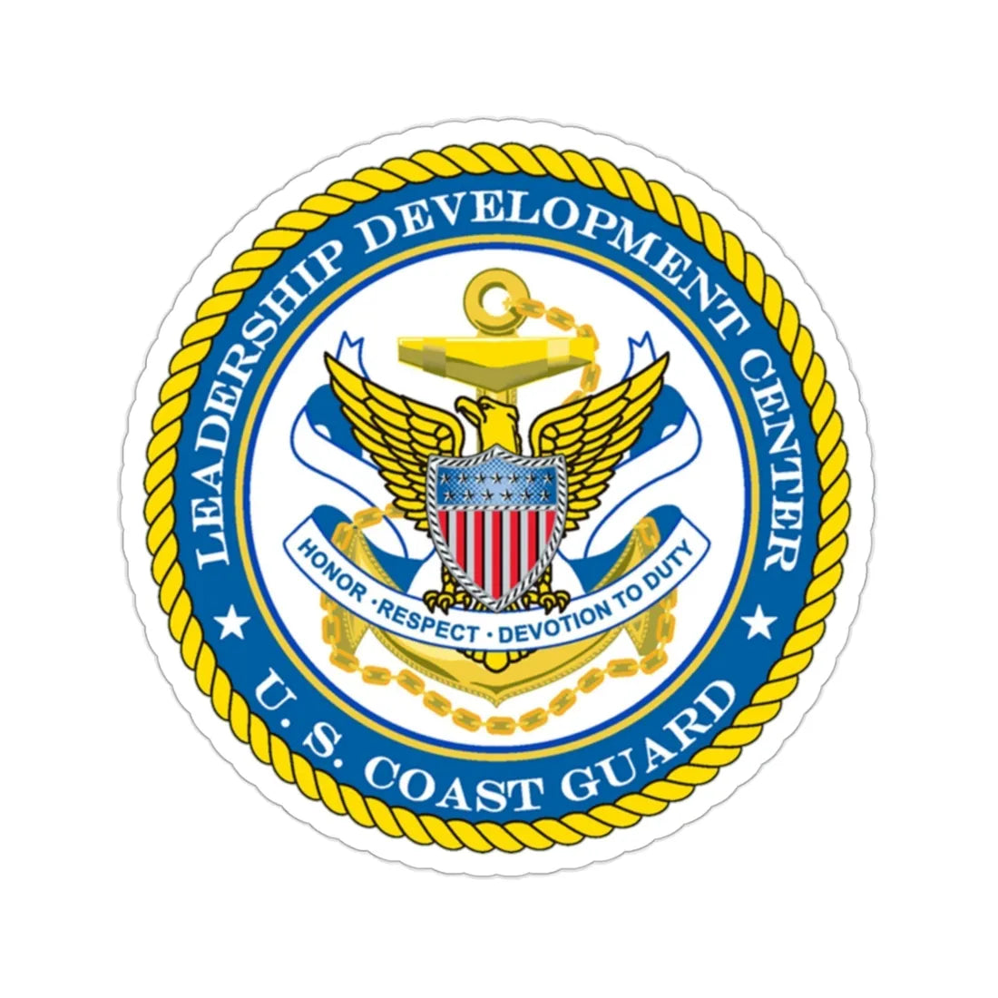 USCG LDC (U.S. Coast Guard) STICKER Vinyl Die-Cut Decal 2 Inch - The Sticker Space