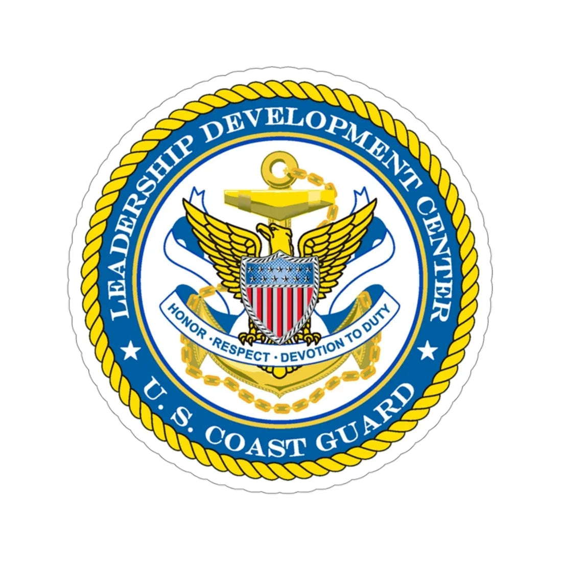 USCG LDC (U.S. Coast Guard) STICKER Vinyl Die-Cut Decal 3 Inch - The Sticker Space