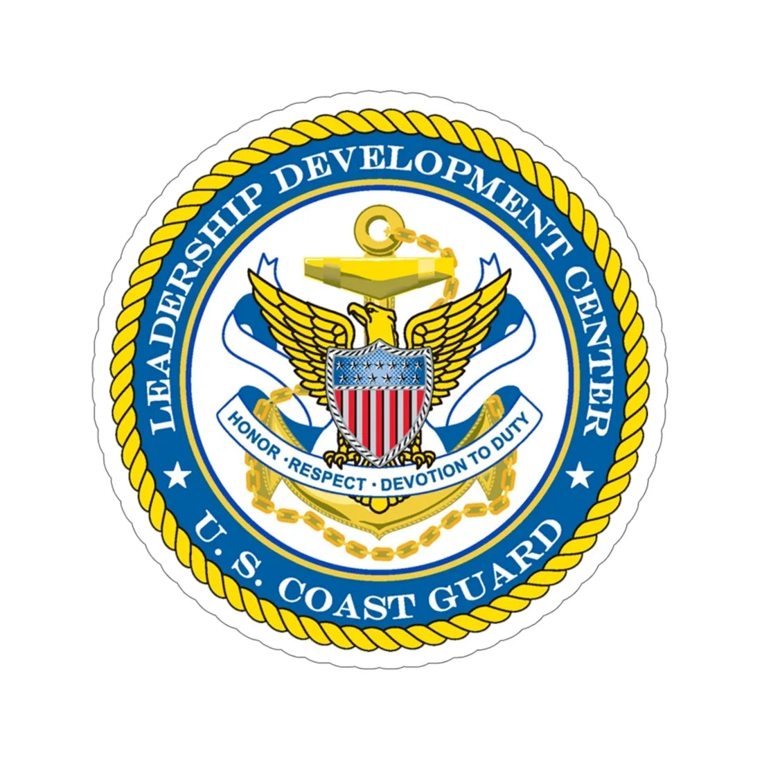 USCG LDC (U.S. Coast Guard) STICKER Vinyl Die-Cut Decal 5 Inch - The Sticker Space