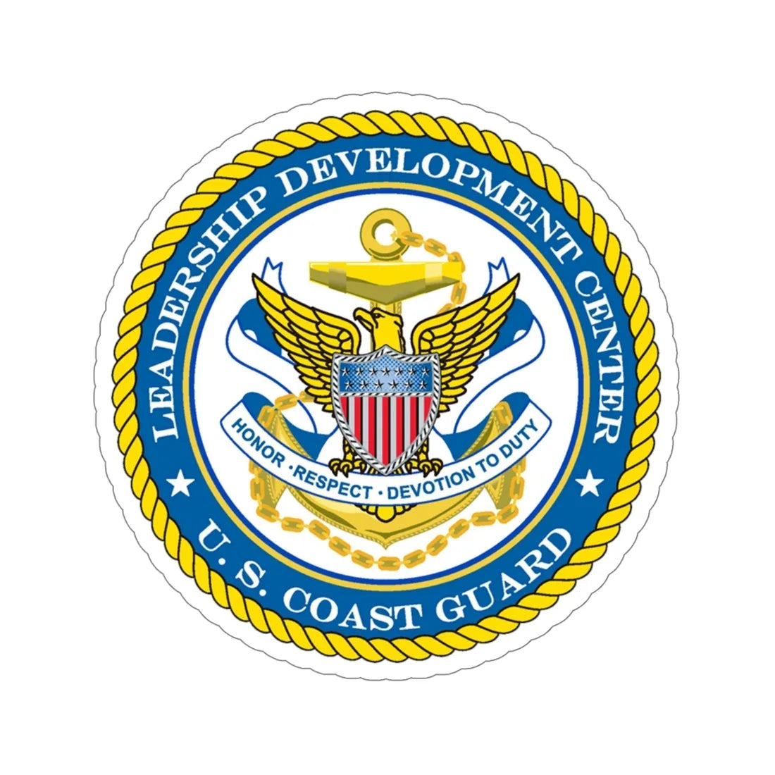 USCG LDC (U.S. Coast Guard) STICKER Vinyl Die-Cut Decal 6 Inch - The Sticker Space