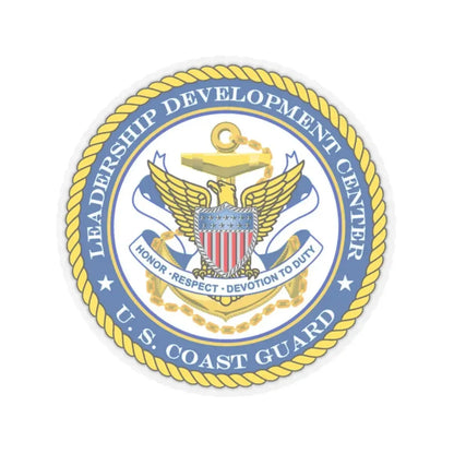 USCG LDC (U.S. Coast Guard) STICKER Vinyl Kiss-Cut Decal 2 Inch Transparent - The Sticker Space