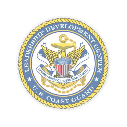 USCG LDC (U.S. Coast Guard) STICKER Vinyl Kiss-Cut Decal 2 Inch Transparent - The Sticker Space